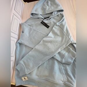 Men's Light Blue Hoodie by Edgar + Ash